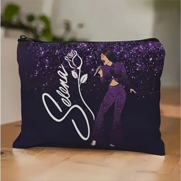 SELENA Toiletry Makeup Canvas Bag - Picture 5 of 6